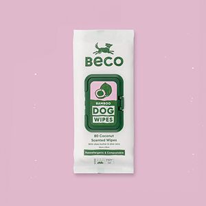 80 Beco Coconut Scented Dog Wipes
