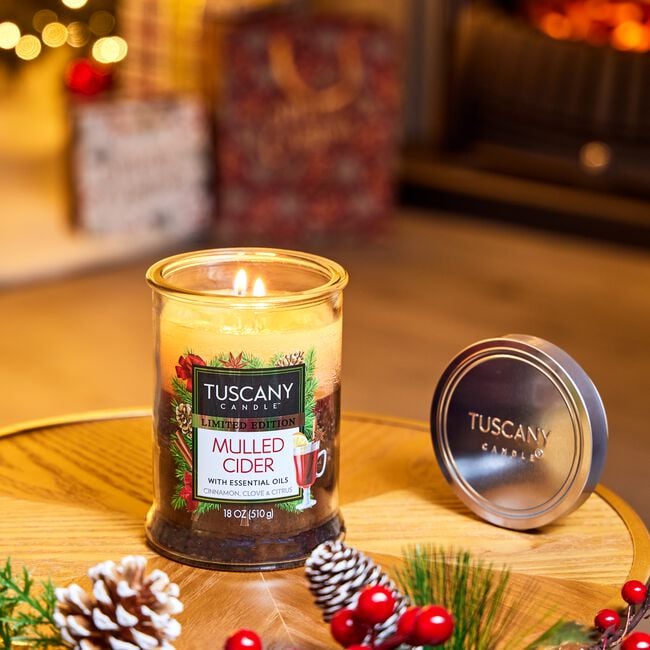 Tuscany Triple Pour Candle Mulled Cider 18oz