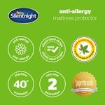 SILENT NIGHT ANTI ALLERGY Mattress Topper DB