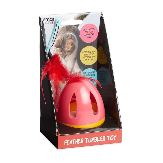 Rolling Balance Feather Cat Toy