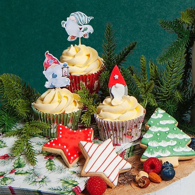 Christmas Gonk 75 Cupcake Cases