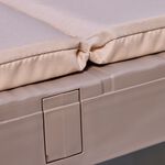 Foldable Sun Lounger With Cushion