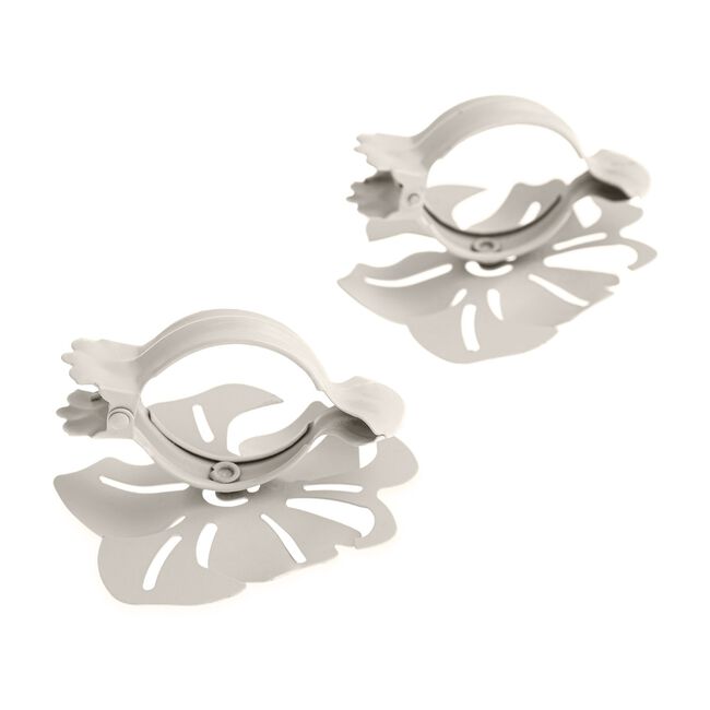 Coquelicot Ivory/Gold Curtain Clip 2Pk