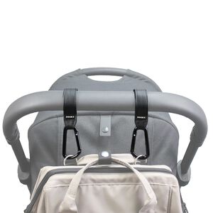 Dooky Buggy Small Hook 2pk Black