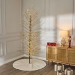 2.1M Warm White Light Up Christmas Tree
