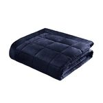 CATHERINE LANSFIELD KINGSLEY MATT VELVET NAVY 200x220 Bedspread