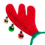 Reindeer with Antlers Bauble Headband