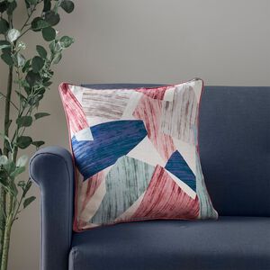 ZAIDA SHAPES NAVY 45x45 Cushion