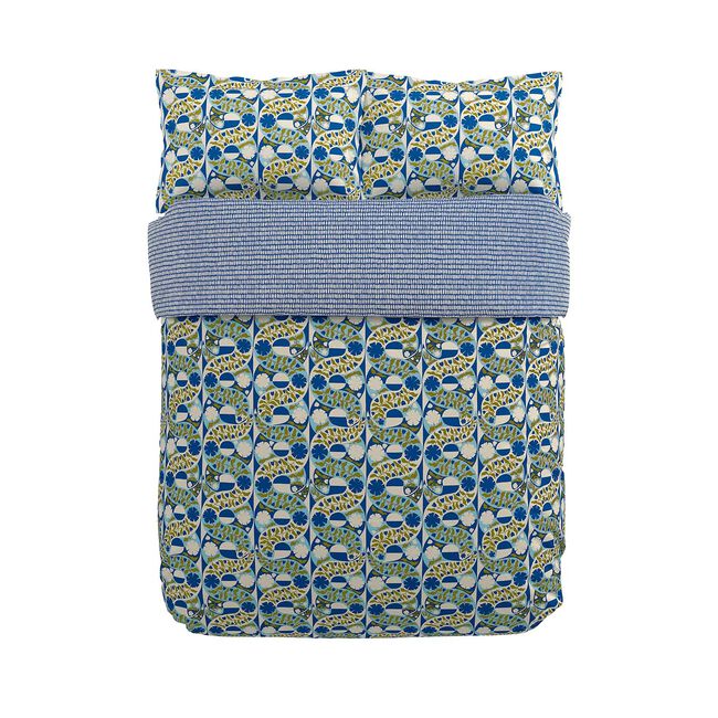 SINGLE DUVET COVER Twist & Turn Indigo