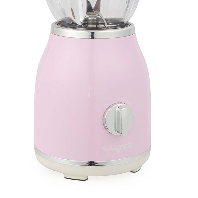 SALTER RETRO PINK 1.5L Glass Jug Blender