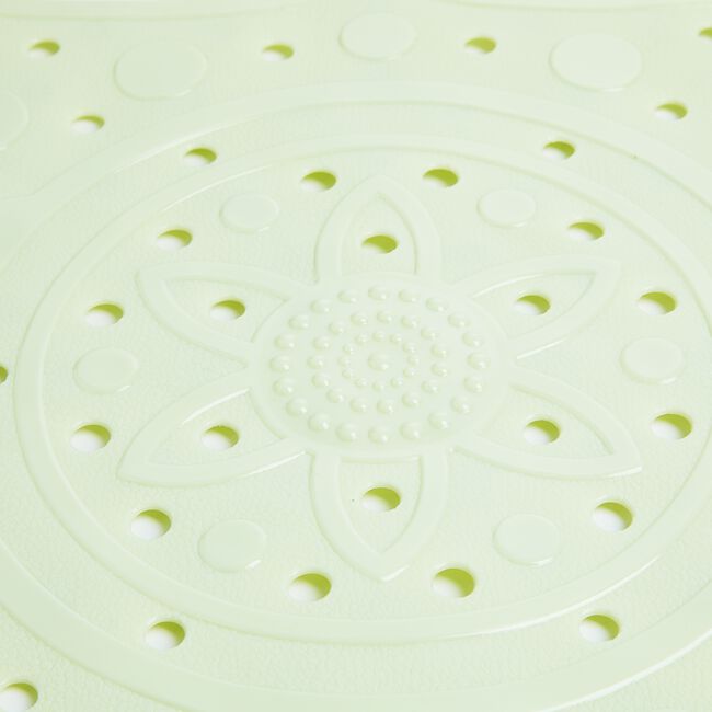 FLORAL SHAPED SAGE 70x40cm Bath Mat