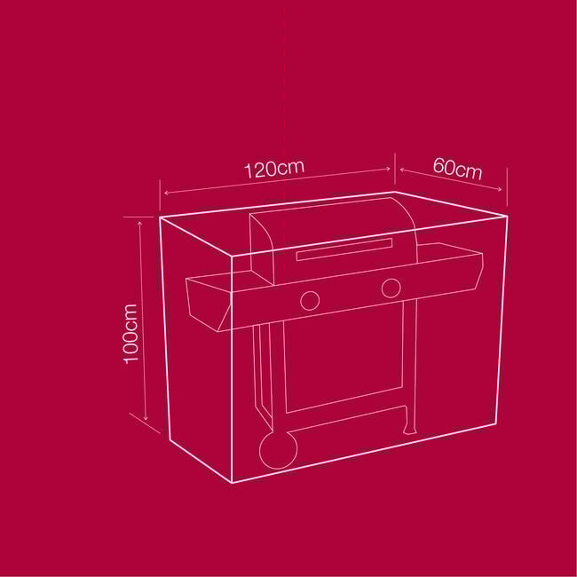 Deluxe 380GSM 2/3 Burner Gas BBQ Cover
