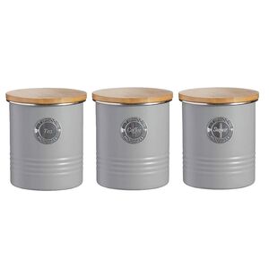 TYPHOON LIVING GREY 1L Tea Canister