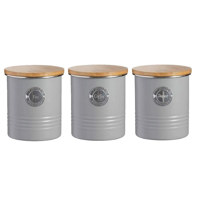 TYPHOON LIVING GREY 1L Tea Canister