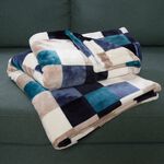 Ruane Blocks Velvet Throw 150 x 200cm