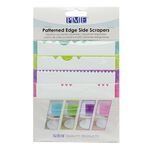 PME Patterned Edge 4 Piece Cake Scrapers