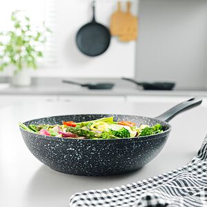 Salter Megastone Thermo Collar 28cm Stirfry Wok
