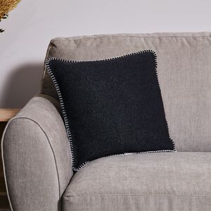 BOUCLE BLACK  45x45 Cushion