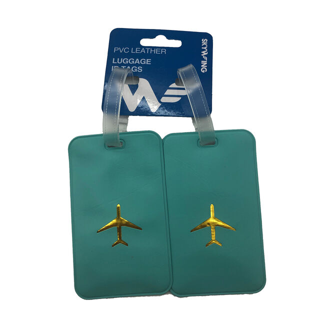 Luggage ID Tags PVC Leather 