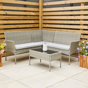 Modena Rattan Corner Sofa Set