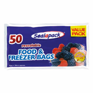 Sealapack Resealable Food & Freezer Bags