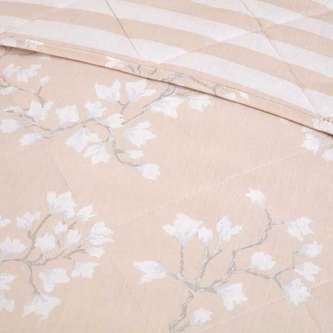 May Blossom Bedspread 200cm x 220cm - Natural