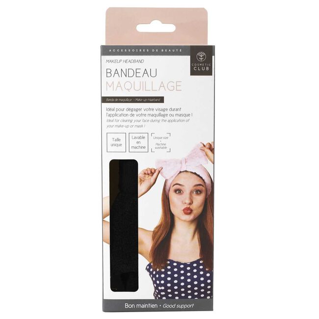 Cosmetic Club Bow Head Band