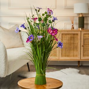 Bloomvibe Purple Pastel Floral Bouquet