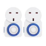 24 Hour Plug-in Timer Twin Pack