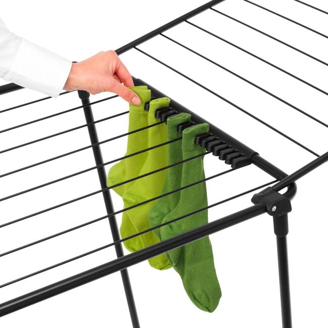 Brabantia 22m Drying Rack Black