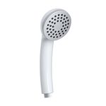 De Vielle 1 Function Jet Shower Head White