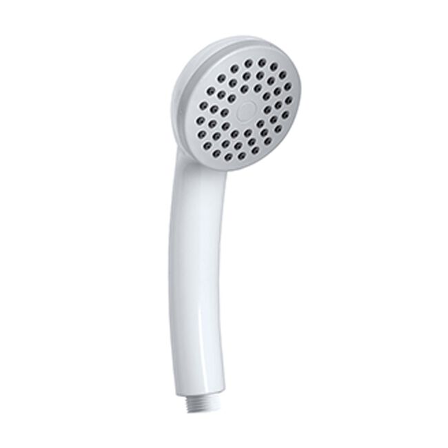 De Vielle 1 Function Jet Shower Head White
