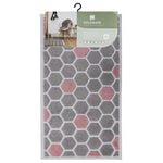 JVL Solemate Handcarved Honeycomb Doormat 57x100cm