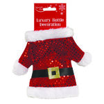 Santa Suit Bottle Cover