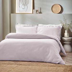 SINGLE DUVET COVER Waffle Blush