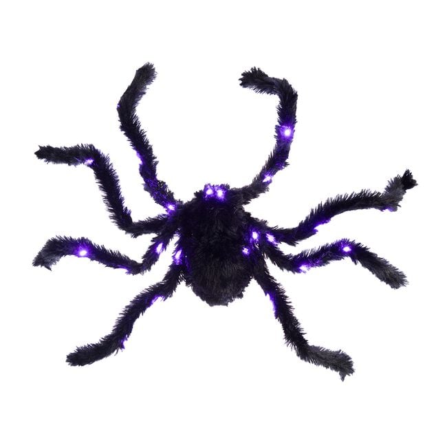 Giant Outdoor Spiderweb With Light Up Spider