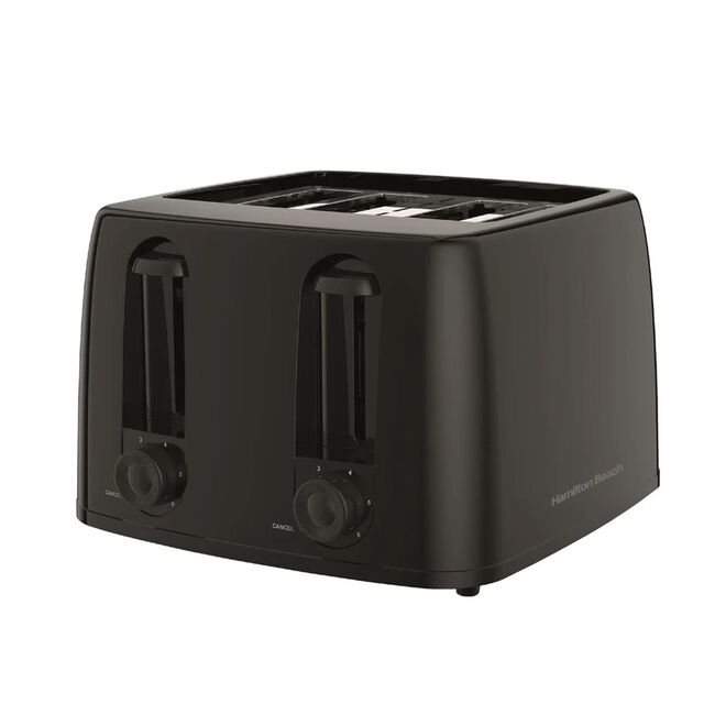 HAMILTON BEACH ESSENTIALS BLACK 4 Slice Toaster