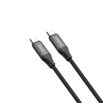 Budi Black Type C 3m Charging Cable