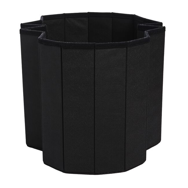 BOUCLE NATURAL FOLDING STORAGE Ottoman with Table