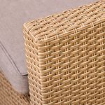 Genoa Rattan Corner Sofa Set