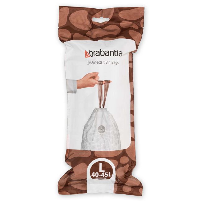 Brabantia Perfect Fit Bin Liners 40-45L (L) 20pk