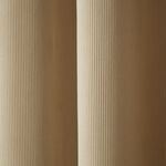 BLACKOUT & THERMAL CORDUROY NATURAL 66x54 Curtain
