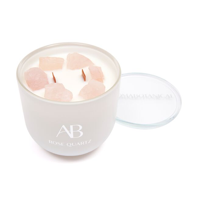 Aromabotanical Crystal Rose Quartz 2 Wood Wick 