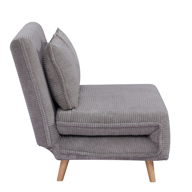 Lara Grey Convertible 191x108cm Sofa Bed