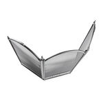Silverflame 3 Panel Folding Decorative Fire Guard