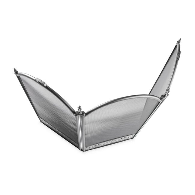 Silverflame 3 Panel Folding Decorative Fire Guard
