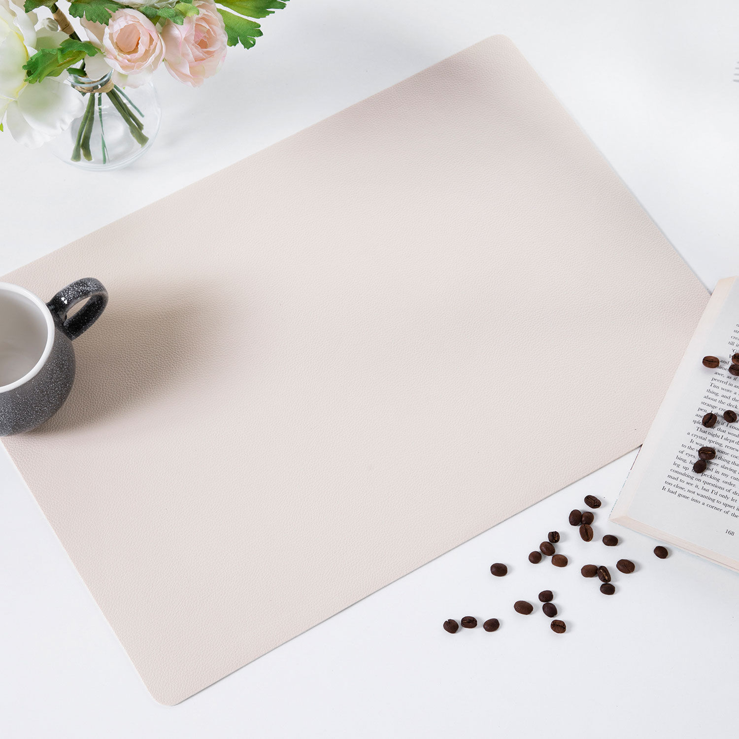 Leather Placemat Cream Home Store + More