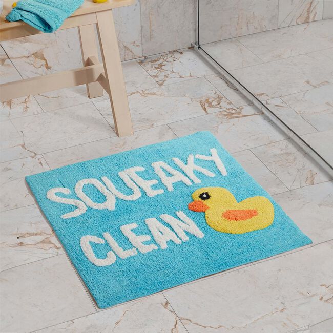 Squeaky Duck Tufted Shower Mat 50cm x 50cm