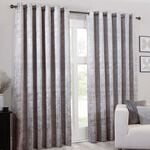 SEVILLA BRUSHED ICE GREY 66x72 Curtain