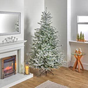 National Tree Snowy Spruce 7ft Christmas Tree